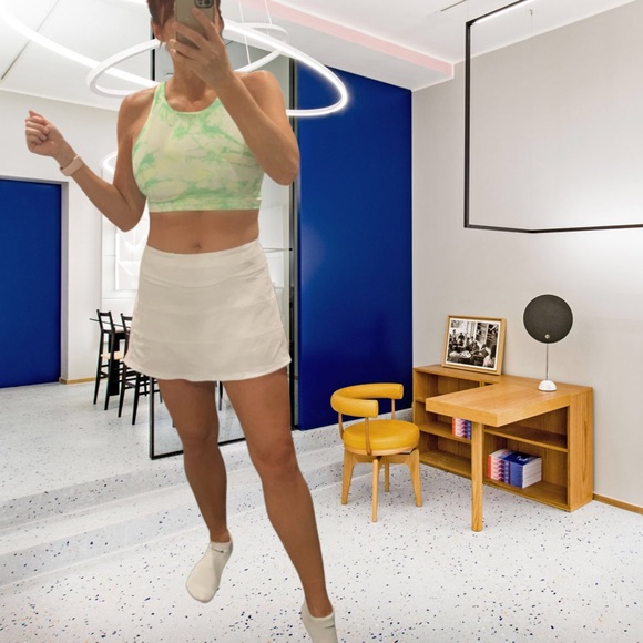 Reposh Lululemon Pace Rival Skirt Bright White 6 TALL - Picture 8 of 9